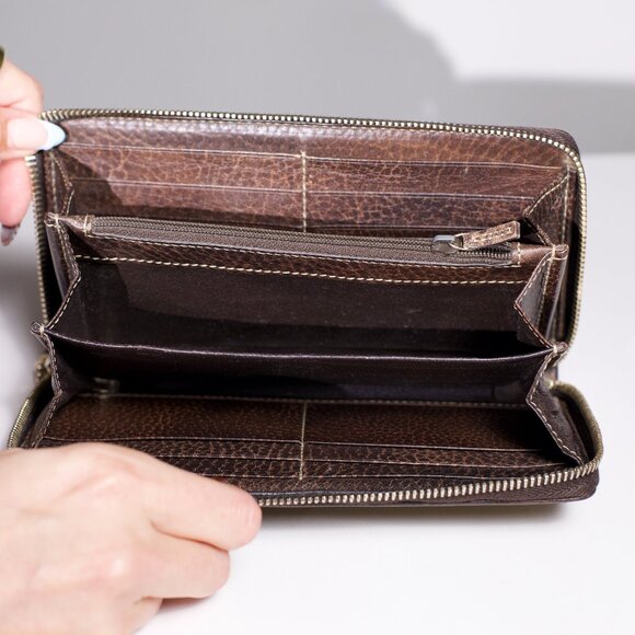 Gucci Bamboo GG Canvas Zippy Organizer Wallet Beige - Picture 10 of 10